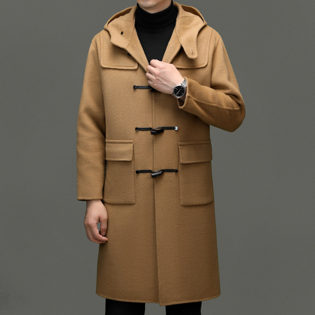 Classic Hooded Wool Coat
