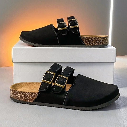 Double Buckle Sandals
