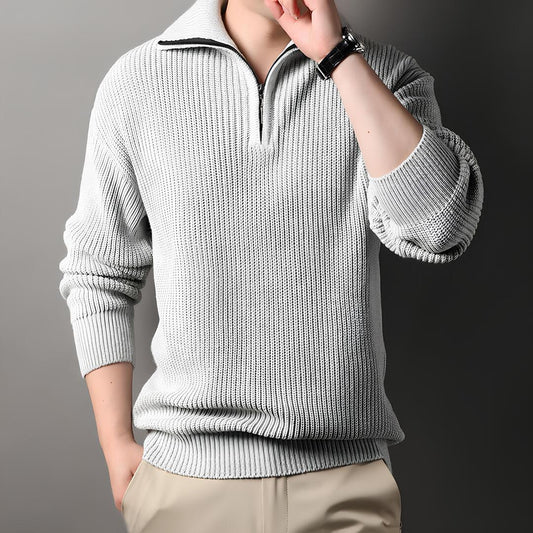 Knit Zip Sweater