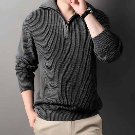 Knit Zip Sweater