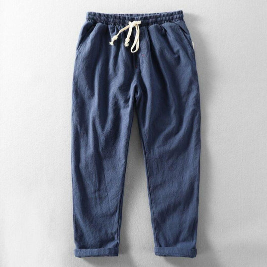 Linen Drawstring Pants