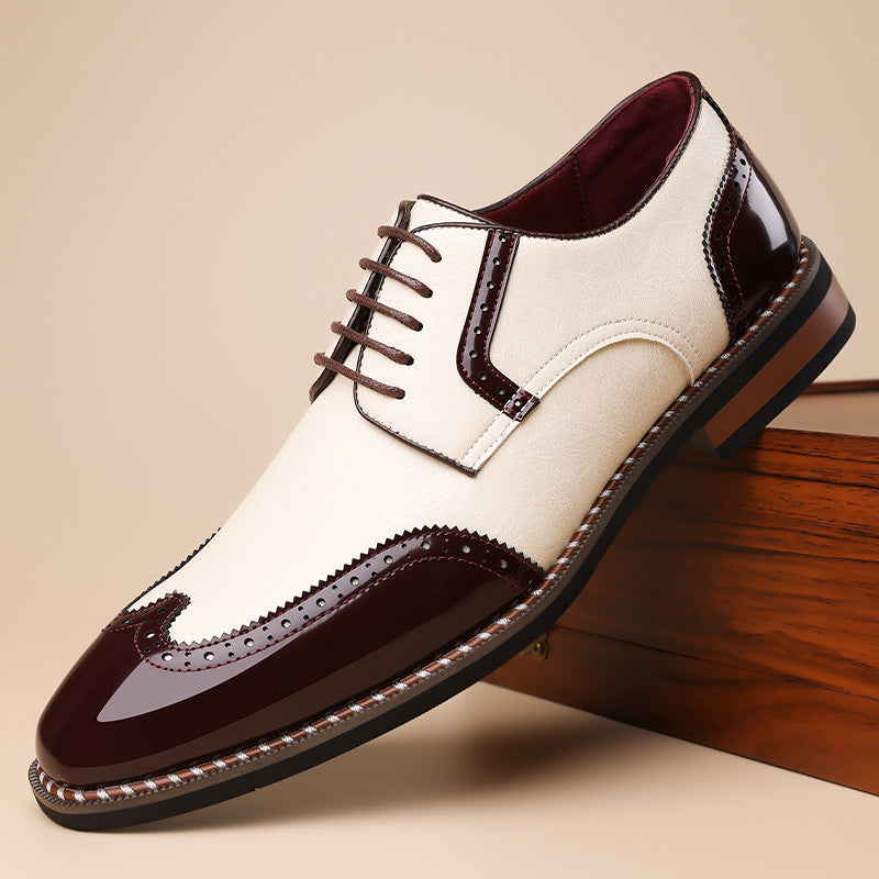 TWO-TONE FORMAL OXFORDS SHOES