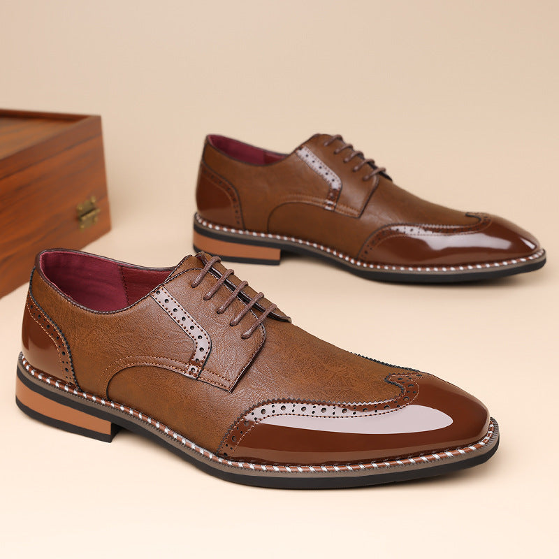 TWO-TONE FORMAL OXFORDS SHOES