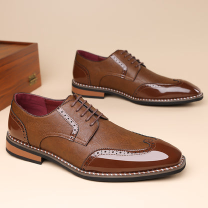 TWO-TONE FORMAL OXFORDS SHOES