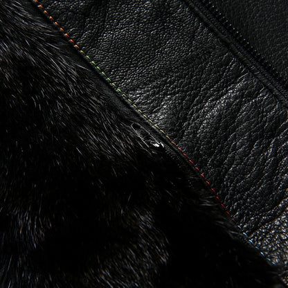 Goat Leather Coat