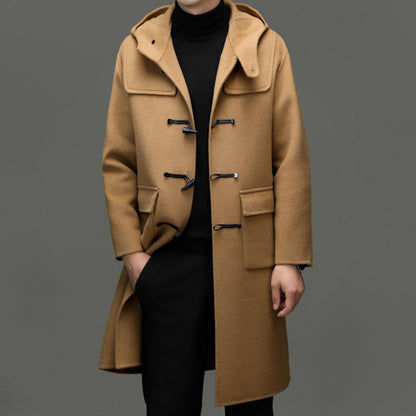 Classic Hooded Wool Coat