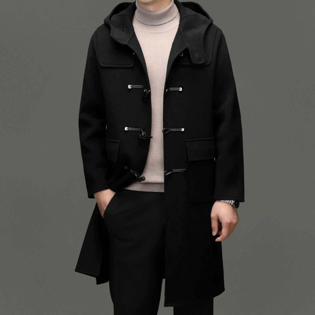 Classic Hooded Wool Coat