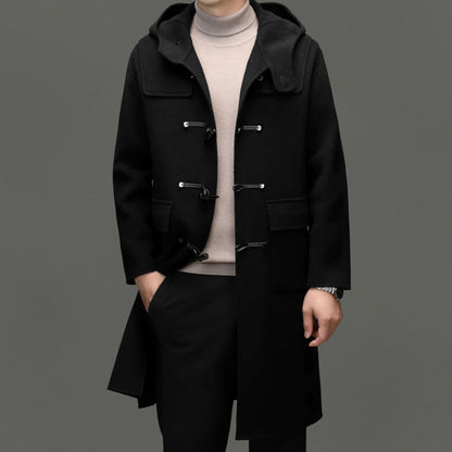 Classic Hooded Wool Coat