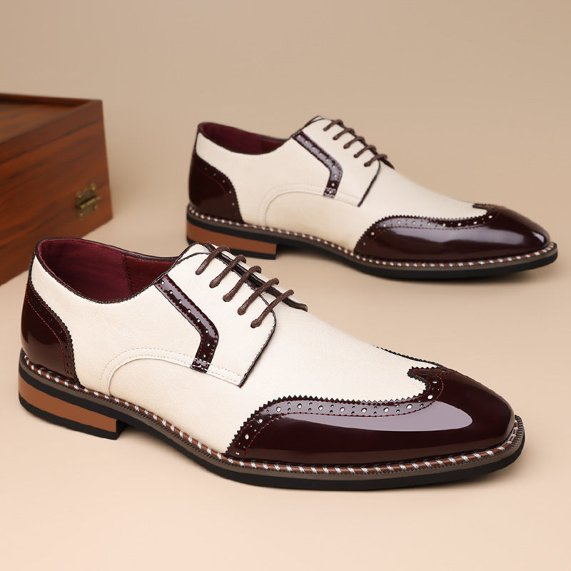TWO-TONE FORMAL OXFORDS SHOES