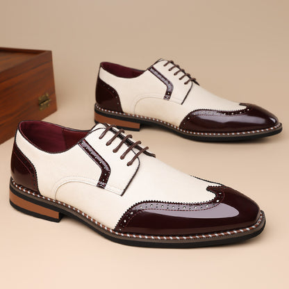 TWO-TONE FORMAL OXFORDS SHOES