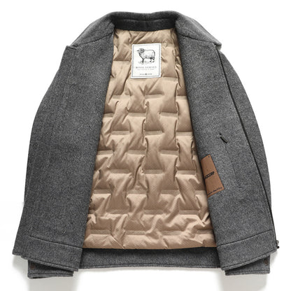 LUXURIOUS ZIP WOOL JACKET