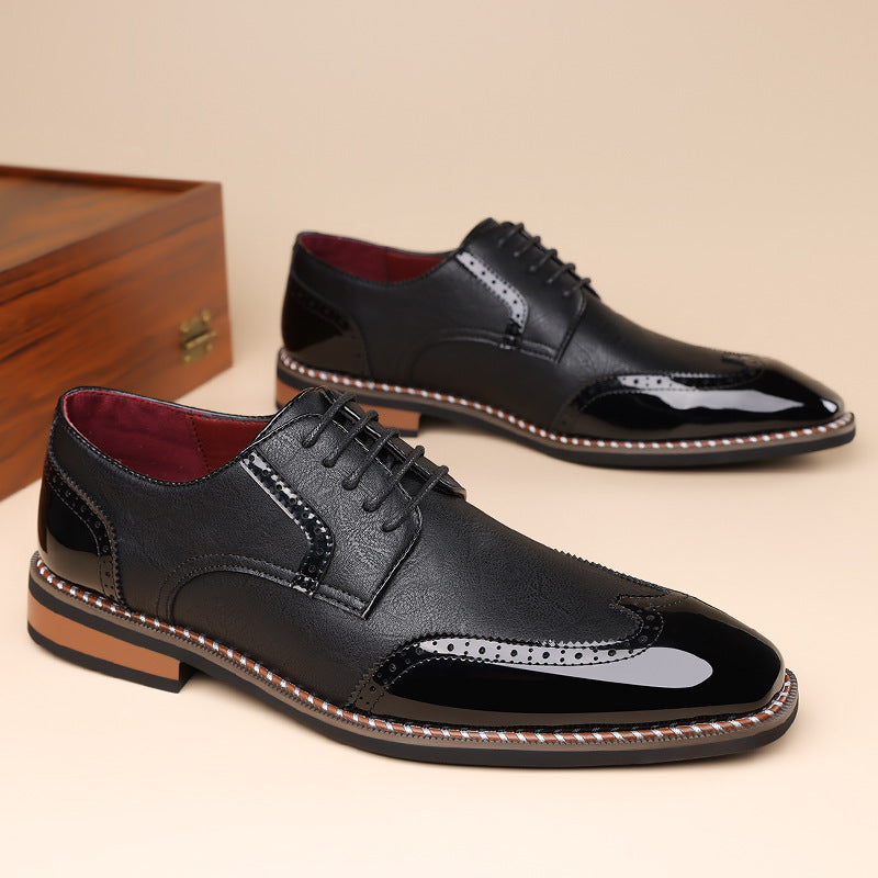 TWO-TONE FORMAL OXFORDS SHOES