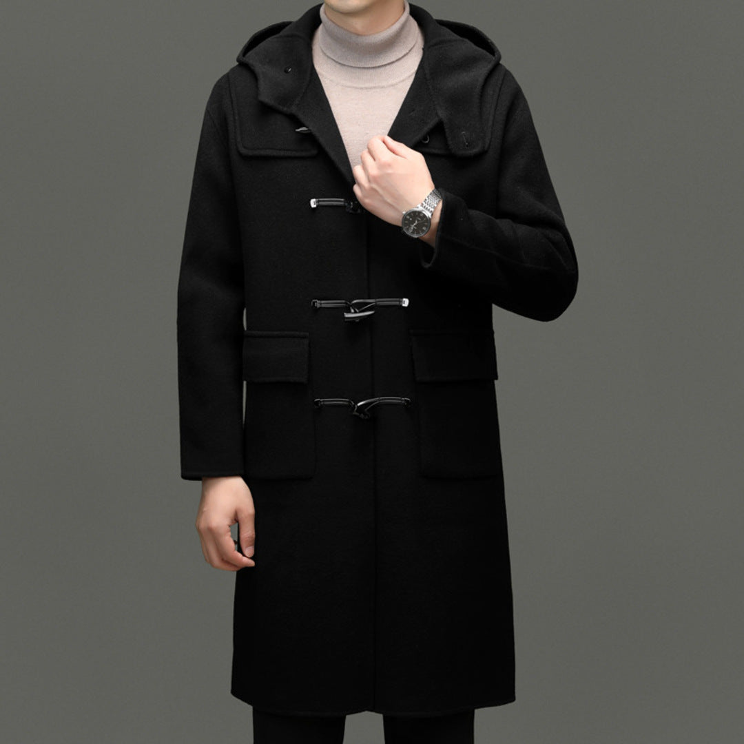 Classic Hooded Wool Coat