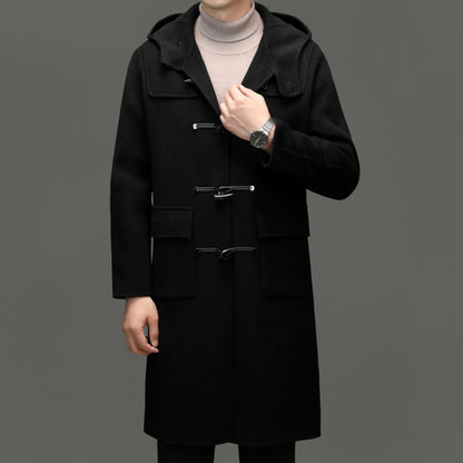 Classic Hooded Wool Coat