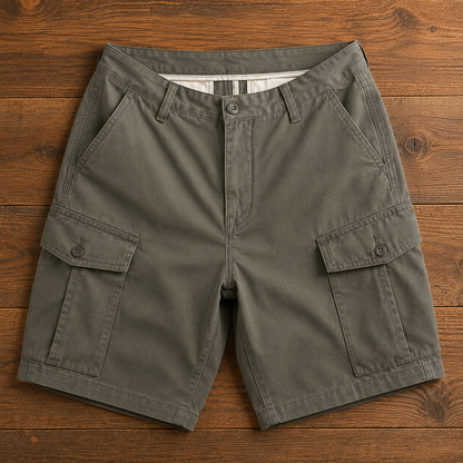 Multi Pocket Cargo Shorts