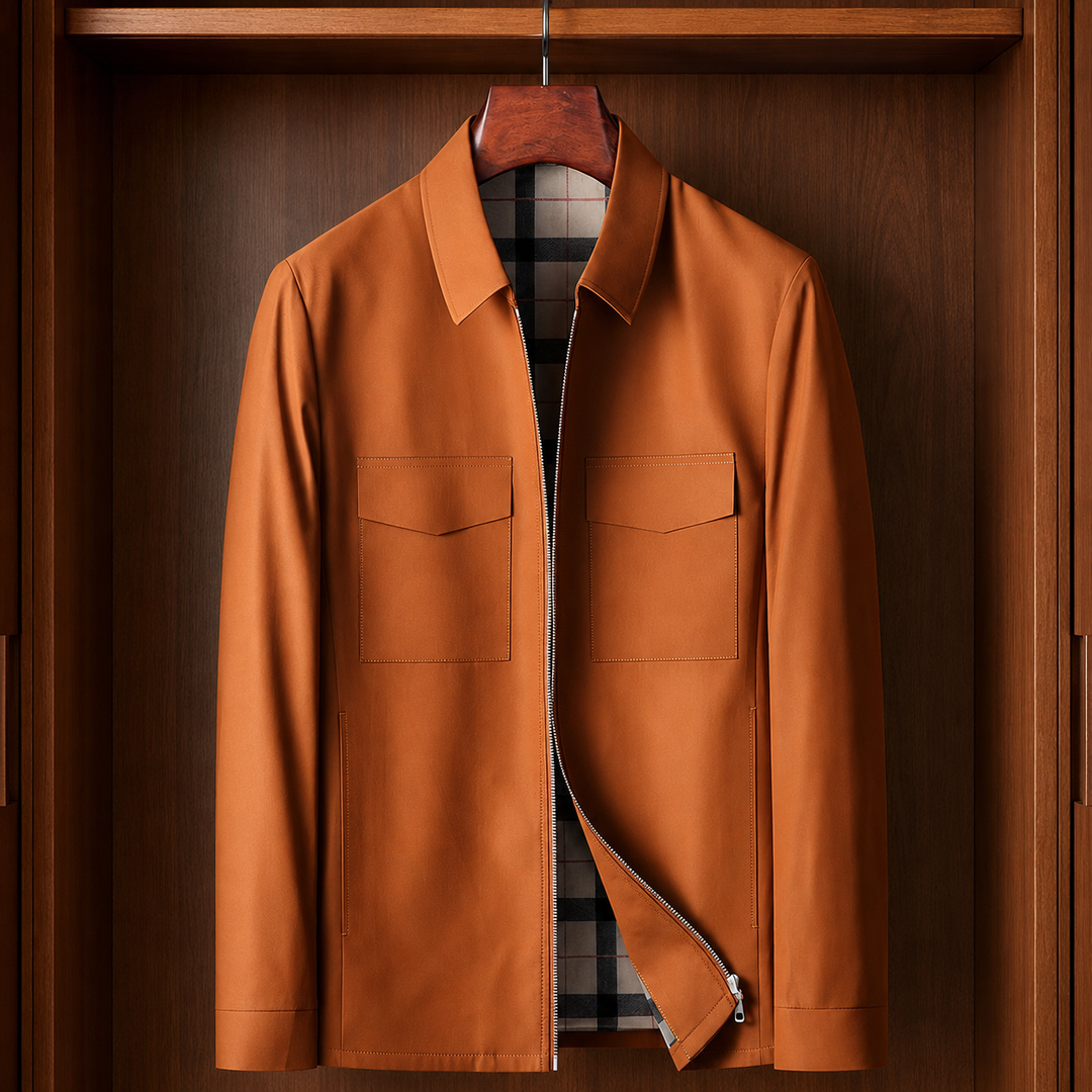 Zip Front Structured Jacket