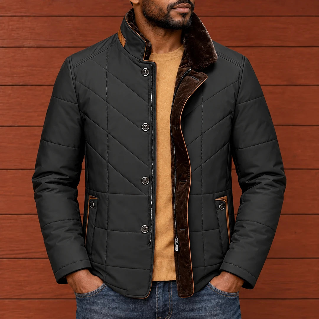 Padded High Collar Jacket
