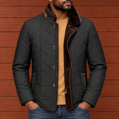 Padded High Collar Jacket