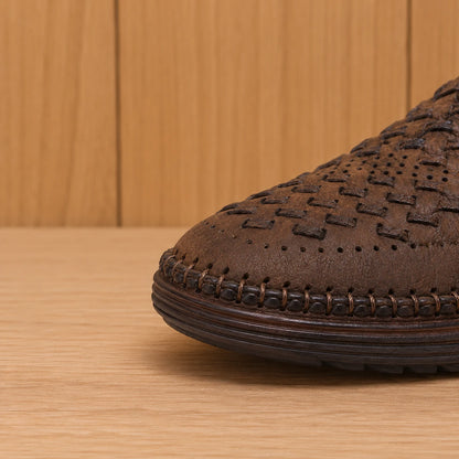 Perforated Casual Slip-Ons