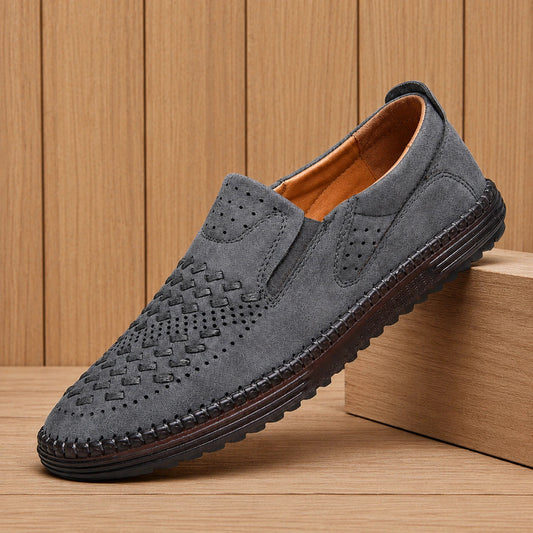 Perforated Casual Slip-Ons