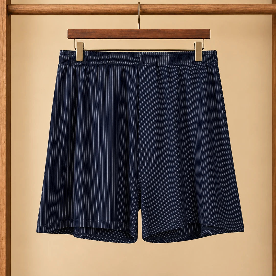 Pinstripe Relaxed Boxer Shorts