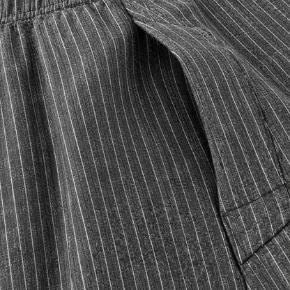 Pinstripe Relaxed Boxer Shorts