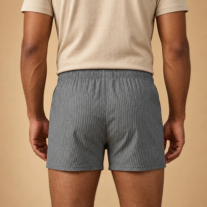 Pinstripe Relaxed Boxer Shorts