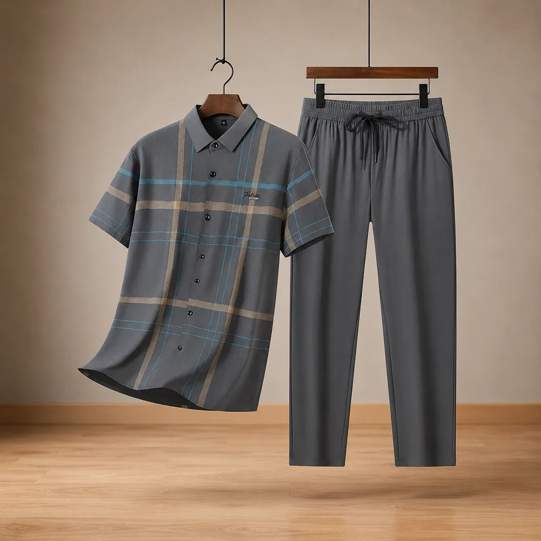 Plaid Casual Set