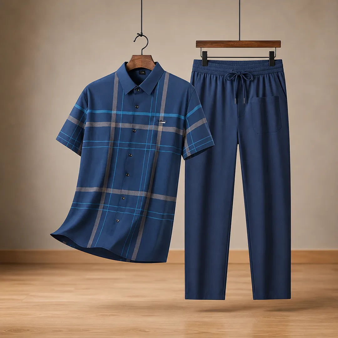 Plaid Casual Set