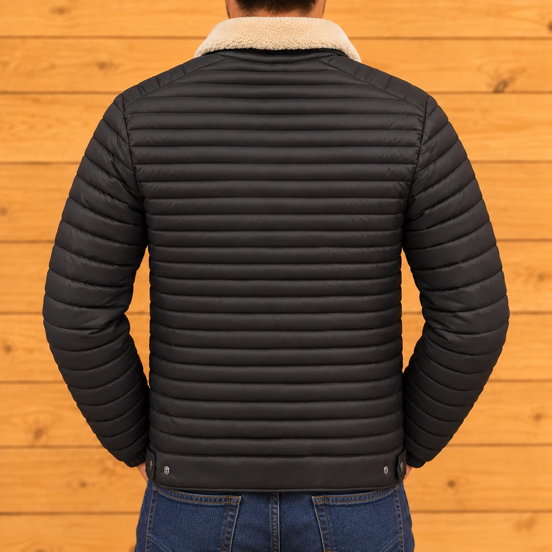 Plush Collar Puffer Jacket