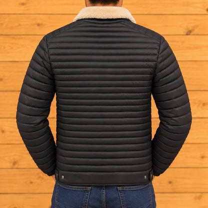 Plush Collar Puffer Jacket