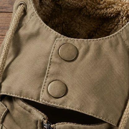 Plush Lined Hooded Jacket