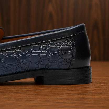 Polished Buckle Loafers