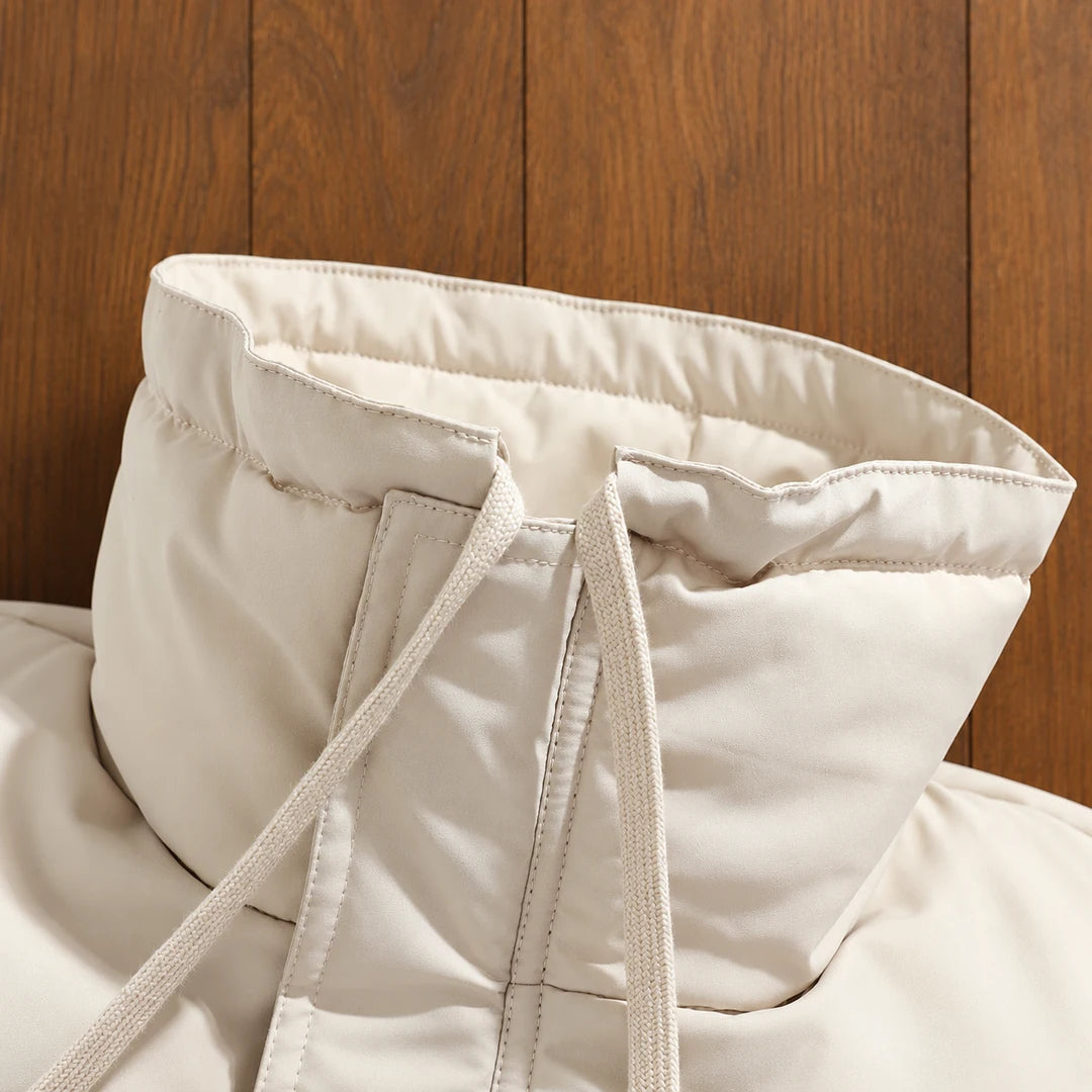 Quilted High-Collar Puffer Jacket