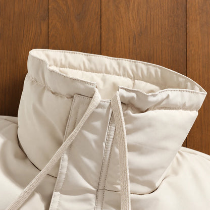 Quilted High-Collar Puffer Jacket
