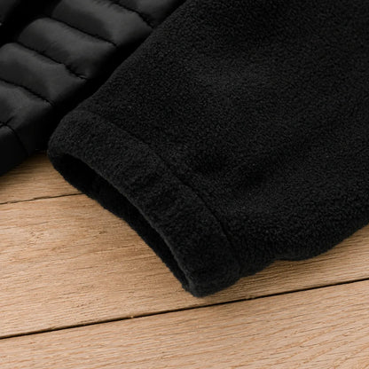 Quilted Hooded Zip Jacket