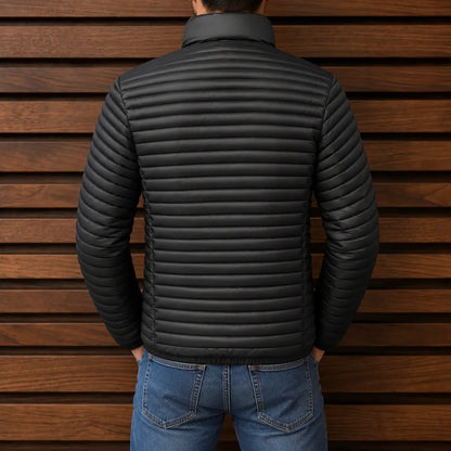 Quilted Stand Collar Jacket