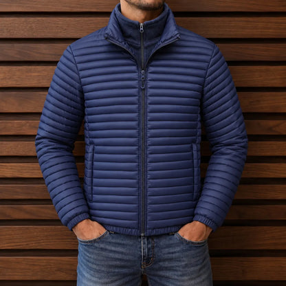 Quilted Stand Collar Jacket