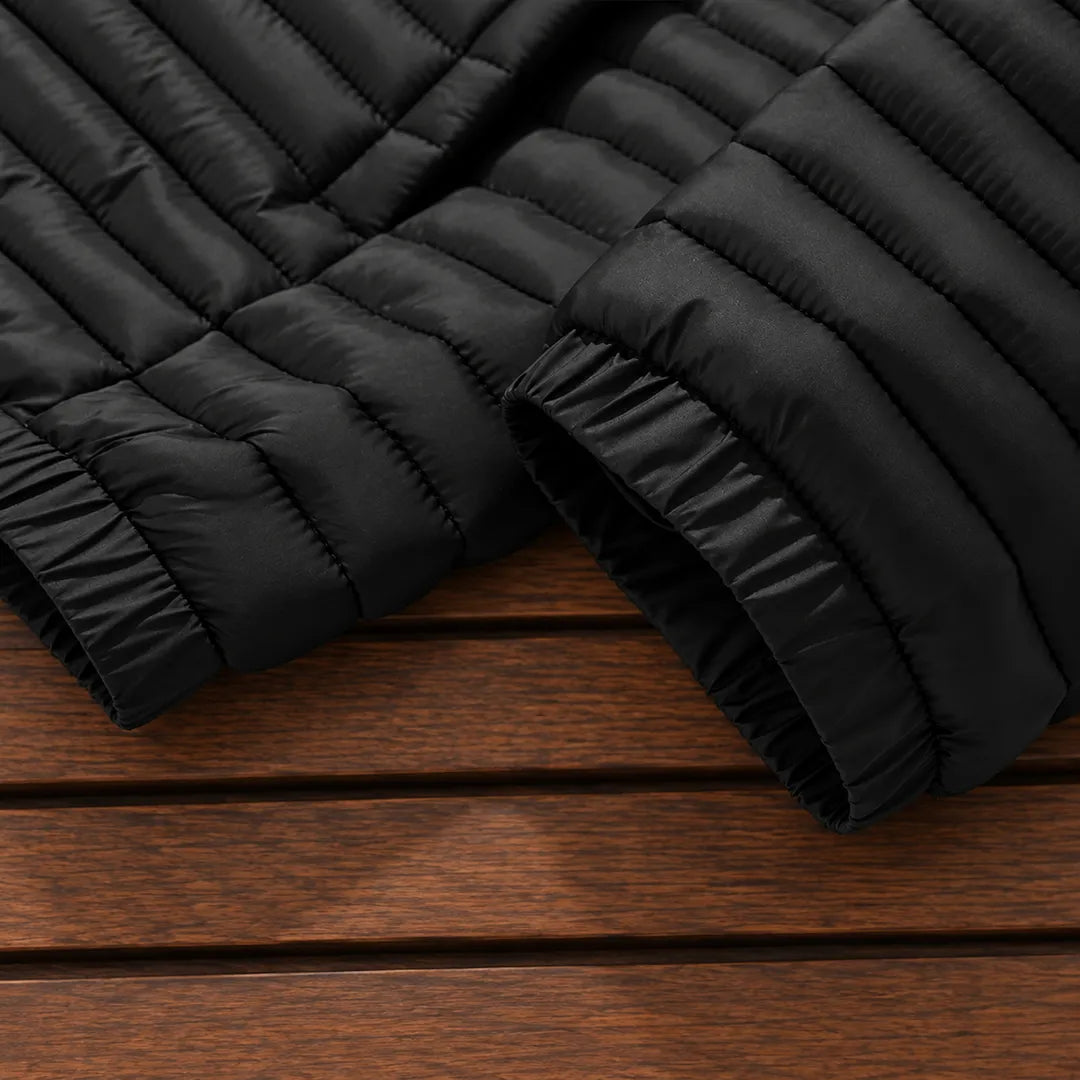 Quilted Stand Collar Jacket