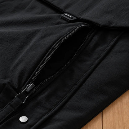 Quilted Utility Bomber Jacket