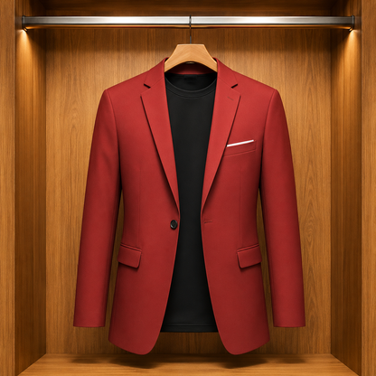 Structured Notch Lapel Blazer