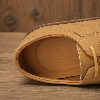 Refined Brogue Oxford Shoes