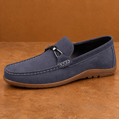Refined Buckle Loafers
