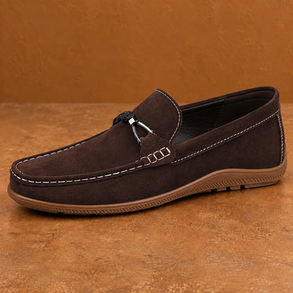 Refined Buckle Loafers