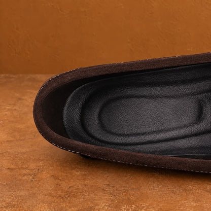 Refined Buckle Loafers