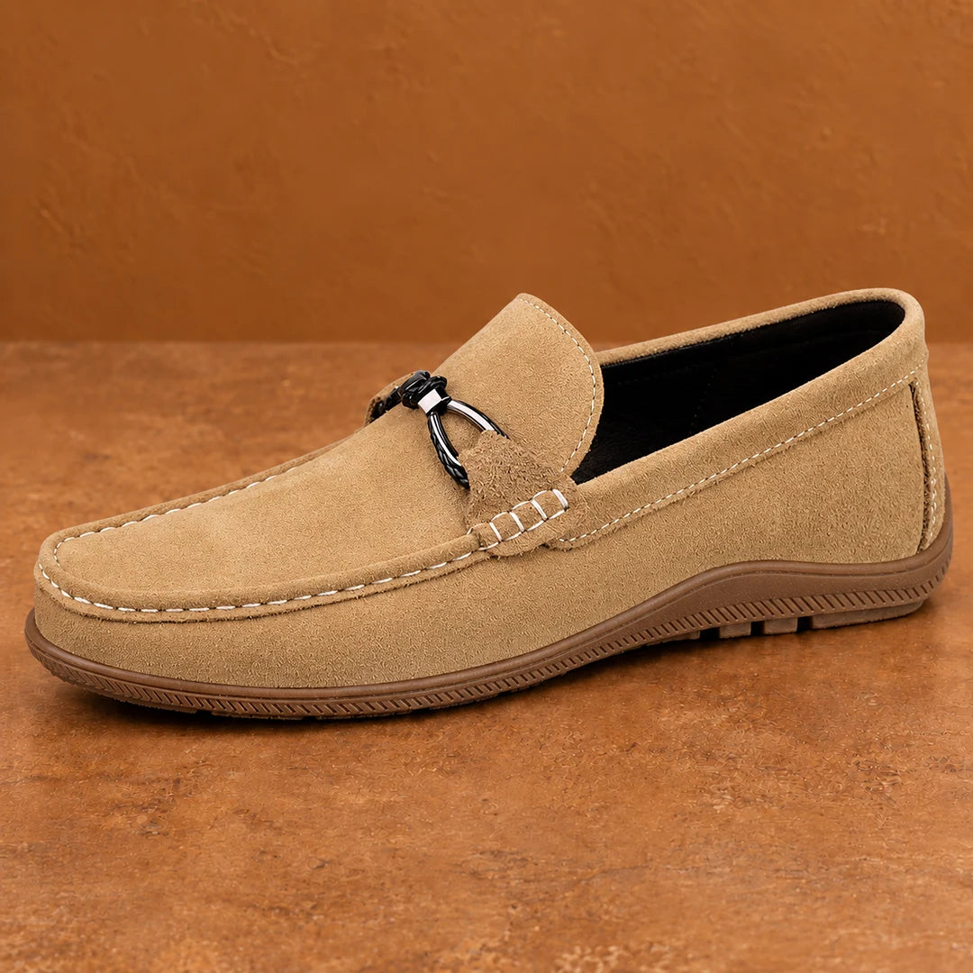 Refined Buckle Loafers