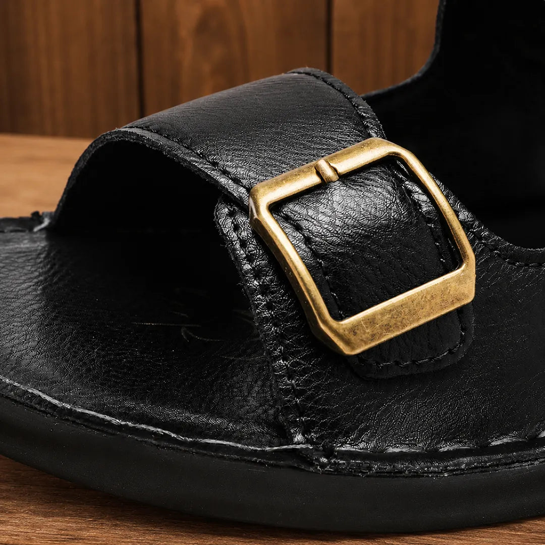 Refined Double Strap Sandals