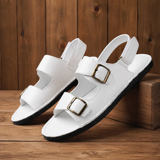 Refined Double Strap Sandals