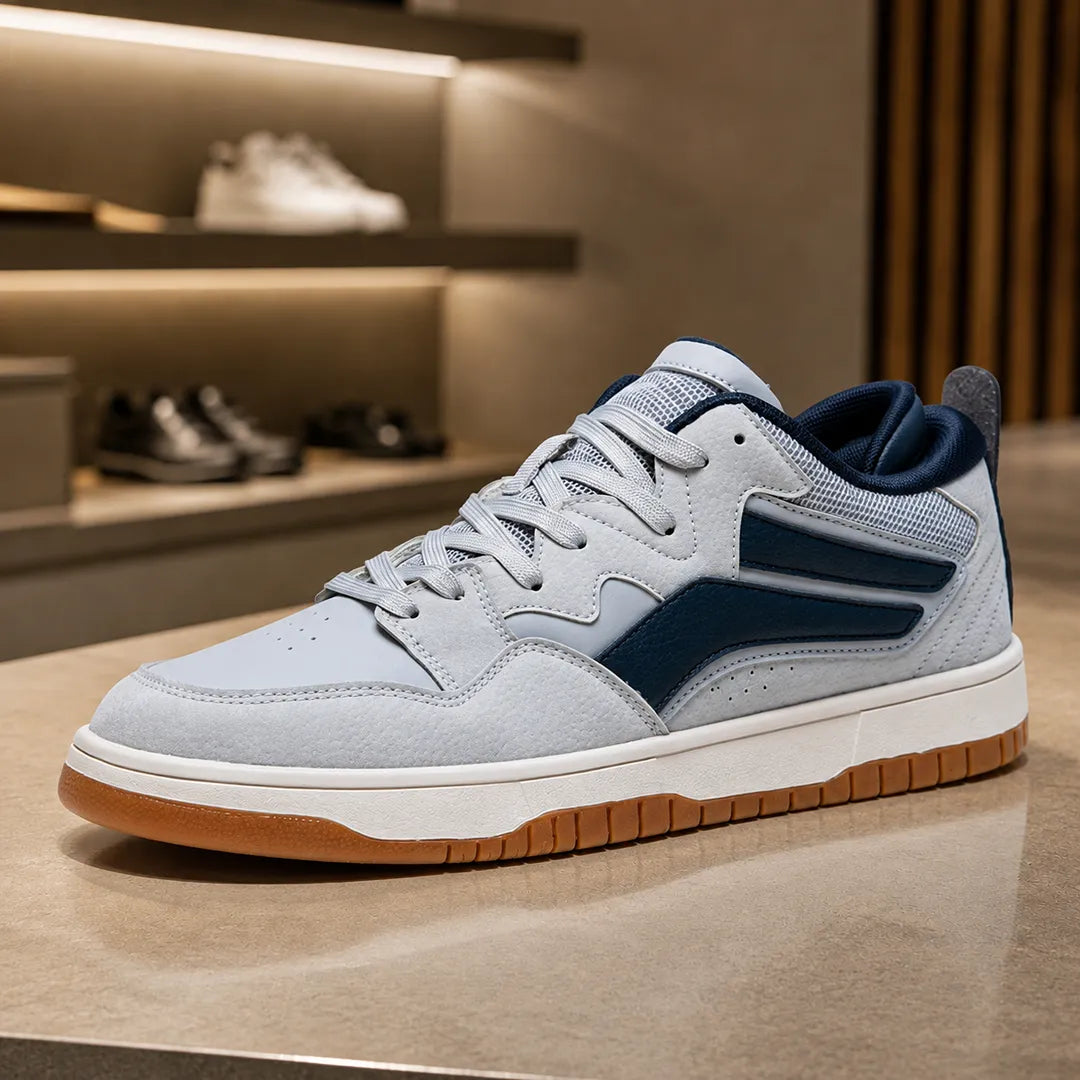 Refined Layered Court Sneakers