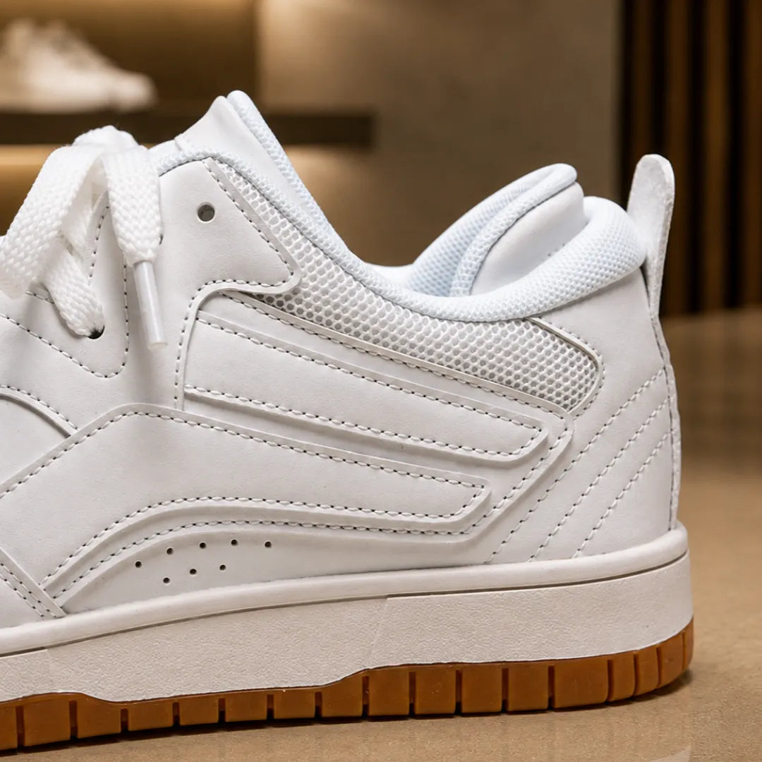 Refined Layered Court Sneakers